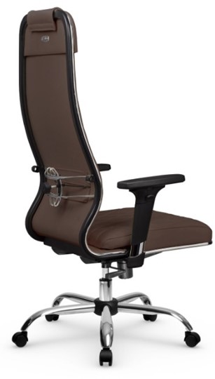 Офисное кресло Мetta L 1m 40M/2D Infinity Easy Clean (MPES) топган, нижняя часть 17833 темно-коричневый в Петрозаводске - изображение 3
