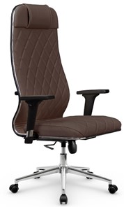 Офисное кресло Мetta L 1m 40M/2D Infinity Easy Clean (MPES) топган OMS, нижняя часть 17853 темно-коричневый в Петрозаводске