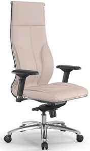 Кресло офисное Мetta L 1m 46/4D Infinity Easy Clean мультиблок, нижняя часть 17838 молочный в Петрозаводске