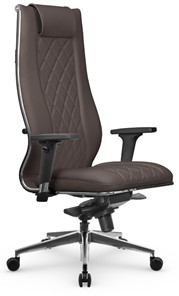 Кресло офисное МЕТТА L 1m 50M/2D Infinity Easy Clean мультиблок, нижняя часть 17839 темно-коричневый в Петрозаводске - предосмотр