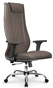 Кресло офисное МЕТТА L 1m 50M/2D Infinity Easy Clean топган, нижняя часть 17833 светло-коричневый в Петрозаводске