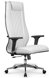 Кресло офисное МЕТТА L 1m 50M/2D Infinity Easy Clean топган, нижняя часть 17834 белый в Петрозаводске - предосмотр