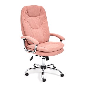 Офисное кресло SOFTY LUX флок, розовый, арт.13952 в Петрозаводске - предосмотр