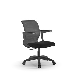 Офисное кресло SU-M-4/подл.160/осн.005 темно-серый/черный в Петрозаводске
