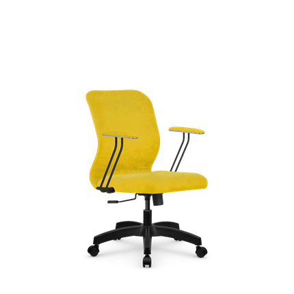 Кресло офисное SU-Mr-4/подл.079/осн.001 желтый в Петрозаводске - изображение
