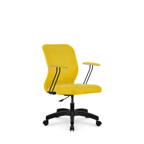 Кресло компьютерное SU-Mr-4/подл.079/осн.005 желтый в Петрозаводске - предосмотр
