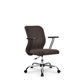 Компьютерное кресло SU-Mr-4/подл.109/осн.006 темно-коричневый в Петрозаводске - предосмотр