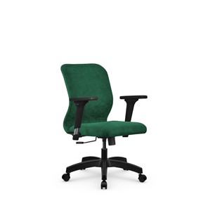 Кресло компьютерное SU-Mr-4/подл.200/осн.001 зеленый в Петрозаводске - предосмотр