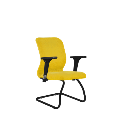 Офисное кресло SU-Mr-4/подл.200/осн.008 желтый в Петрозаводске - изображение