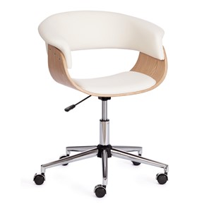 Кресло офисное VIMTA натуральный, кож/зам белый, арт.13662 в Петрозаводске - предосмотр