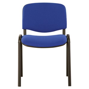 Офисный стул Brabix Iso CF-005 (черный каркас, ткань синяя с черным) 531974 в Петрозаводске - предосмотр