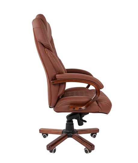 Компьютерное кресло CHAIRMAN 406, коричневый в Петрозаводске - изображение 3