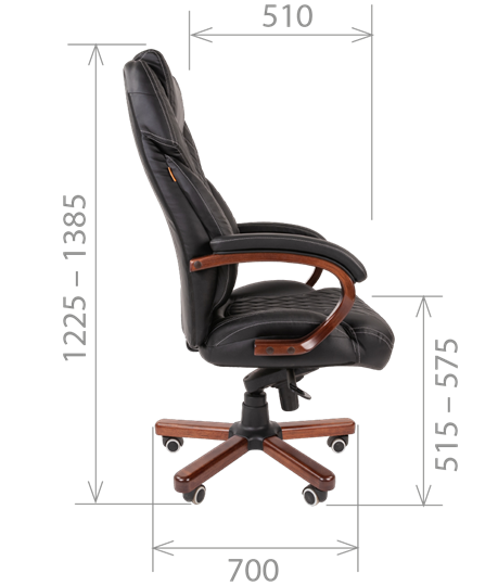 Компьютерное кресло CHAIRMAN 406, коричневый в Петрозаводске - изображение 5