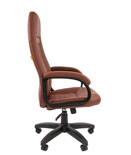 Компьютерное кресло CHAIRMAN 950LT Экокожа коричневая в Петрозаводске - изображение 2