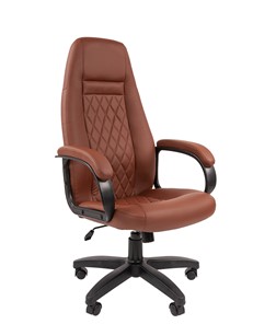 Компьютерное кресло CHAIRMAN 950LT Экокожа коричневая в Петрозаводске - предосмотр