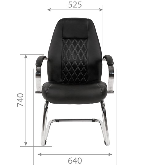 Кресло CHAIRMAN 950V Экокожа черная в Петрозаводске - изображение 4