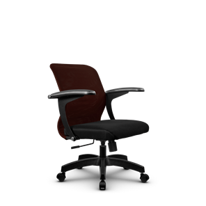 Кресло компьютерное SU-M-4/подл.160/осн.001, Коричневый/Черный в Петрозаводске - предосмотр