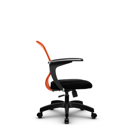 Офисное кресло SU-M-4/подл.160/осн.001, Оранжевый/Черный в Петрозаводске - изображение 1