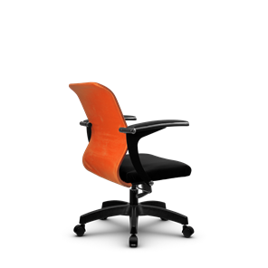 Офисное кресло SU-M-4/подл.160/осн.001, Оранжевый/Черный в Петрозаводске - предосмотр 2