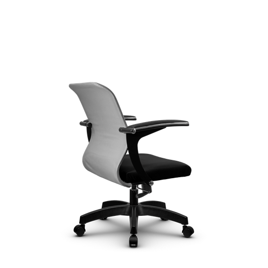 Кресло SU-M-4/подл.160/осн.001, Светло-серый/Черный в Петрозаводске - изображение 2