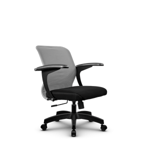 Кресло SU-M-4/подл.160/осн.001, Светло-серый/Черный в Петрозаводске - предосмотр