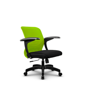 Офисное кресло SU-M-4/подл.160/осн.001, Зеленый/Черный в Петрозаводске - предосмотр
