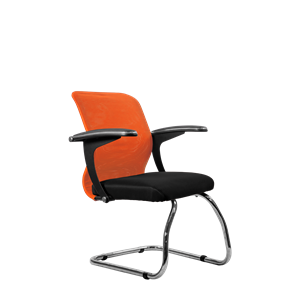 Офисный стул SU-M-4/подл.160/осн.007, Оранжевый/Черный в Петрозаводске - предосмотр 1