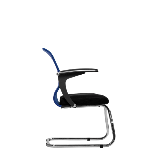 Офисный стул SU-M-4/подл.160/осн.007, Синий/Черный в Петрозаводске - изображение 1