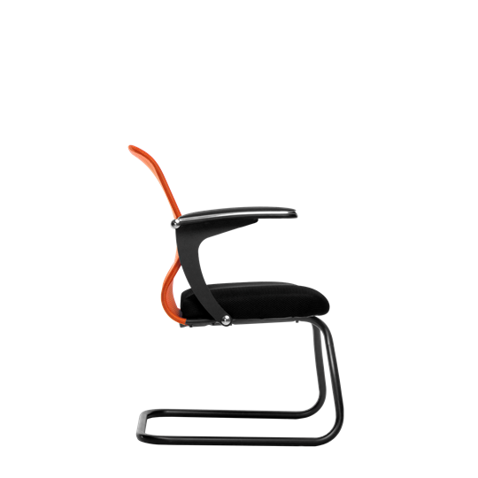 Офисный стул SU-M-4/подл.160/осн.008, Оранжевый/Черный в Петрозаводске - изображение 1