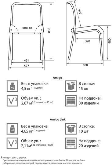 Офисный стул Amigo black сэндвич/cетка W01/T01 в Петрозаводске - изображение 1