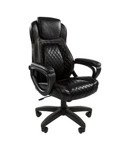 Офисное кресло CHAIRMAN 432, экокожа, цвет черный в Петрозаводске - предосмотр