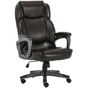 Кресло компьютерное Brabix Premium Favorite EX-577 (пружинный блок, рециклир. кожа, коричневое) 531936 в Петрозаводске - предосмотр