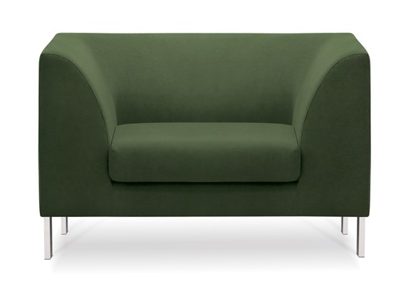 Кресло офисное Сиеста, ткань Сахара / зеленая С39 в Петрозаводске - изображение