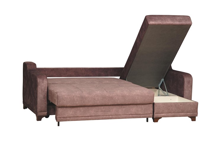 Угловой диван Апарт (тик-так), велюр милано аметист в Петрозаводске - изображение 2
