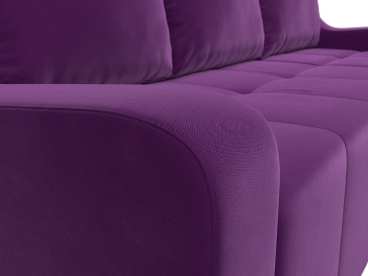 Угловой раскладной диван Элида, Фиолетовый (микровельвет) в Петрозаводске - изображение 4