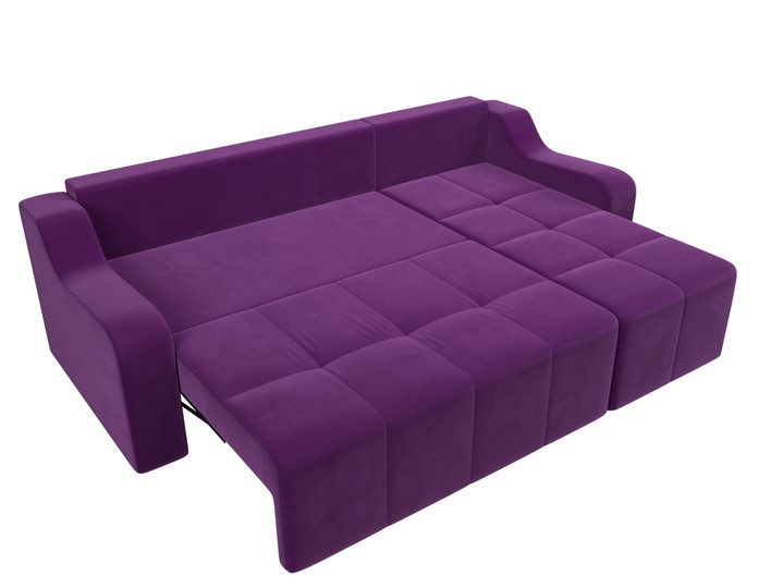 Угловой раскладной диван Элида, Фиолетовый (микровельвет) в Петрозаводске - изображение 7