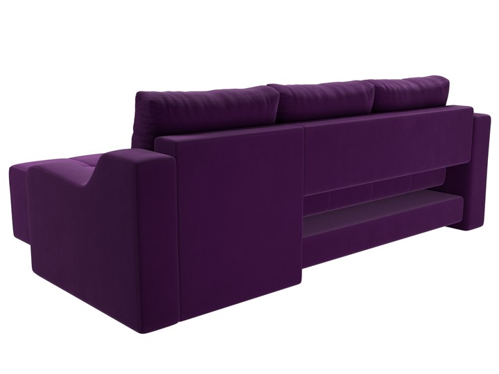 Угловой раскладной диван Элида, Фиолетовый (микровельвет) в Петрозаводске - изображение 8