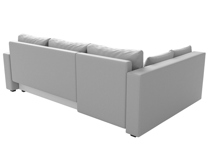 Угловой раскладной диван Мансберг, Белый (Экокожа) в Петрозаводске - изображение 5