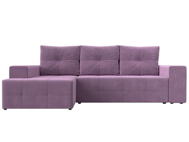 Угловой диван с оттоманкой Перри, Сиреневый (микровельвет) в Петрозаводске - изображение 4