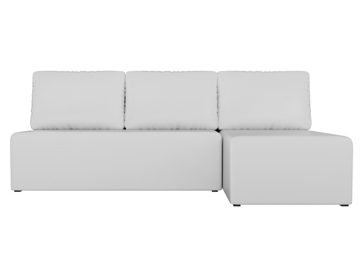 Угловой диван Поло, Белый (экокожа) в Петрозаводске - изображение 1
