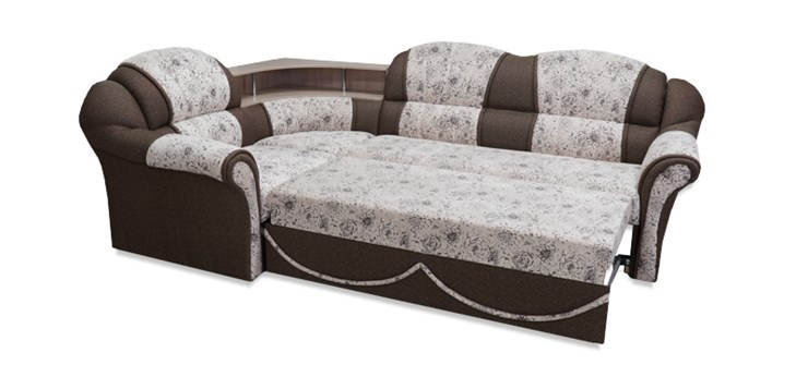 Угловой диван Соня-12 с полкой и креслом в Петрозаводске - изображение 1