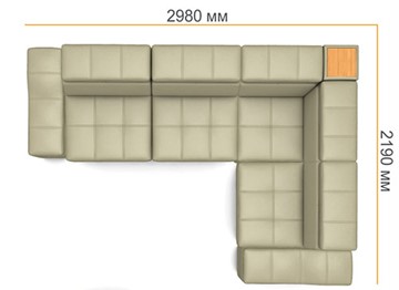 Угловой диван N-0-M ДУ (П1+ПС+УС+Д2+П1) в Петрозаводске - предосмотр 4