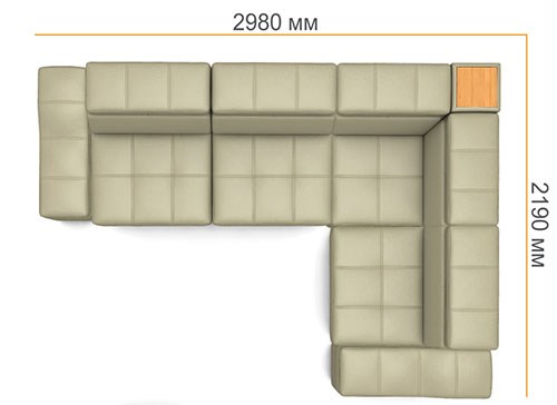Угловой диван N-0-M ДУ (П1+ПС+УС+Д2+П1) в Петрозаводске - изображение 4