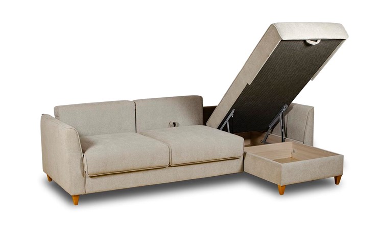 Угловой диван с оттоманкой SLIM LUX 2680х1700 мм в Петрозаводске - изображение 2