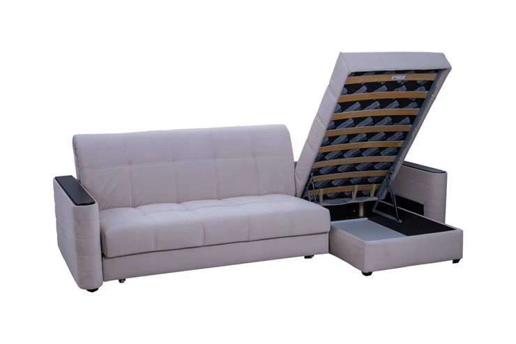 Угловой диван Севилья 3 120, оттоманка 144 в Петрозаводске - изображение 1