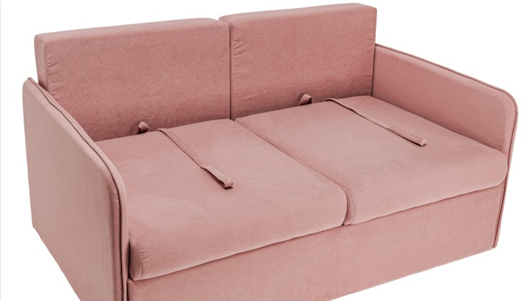 Мягкий диван Амира розовый в Петрозаводске - изображение 3