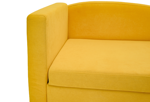 Мягкий диван левый Тедди желтый в Петрозаводске - изображение 2