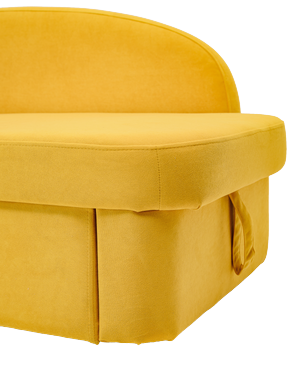 Мягкий диван левый Тедди желтый в Петрозаводске - изображение 3
