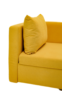Мягкий диван левый Тедди желтый в Петрозаводске - предосмотр 5