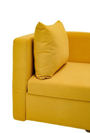 Мягкий диван левый Тедди желтый в Петрозаводске - изображение 5